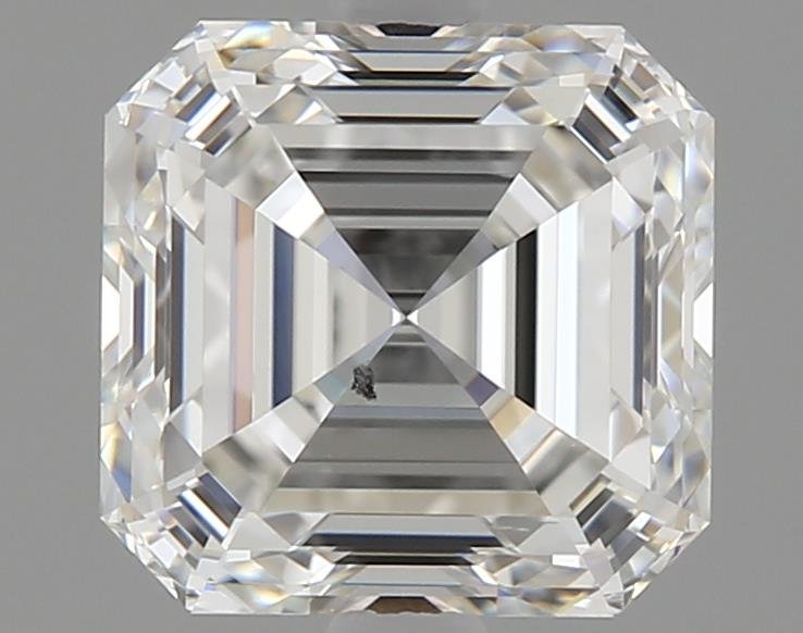 1.52ct F SI1 Rare Carat Ideal Cut Asscher Diamond