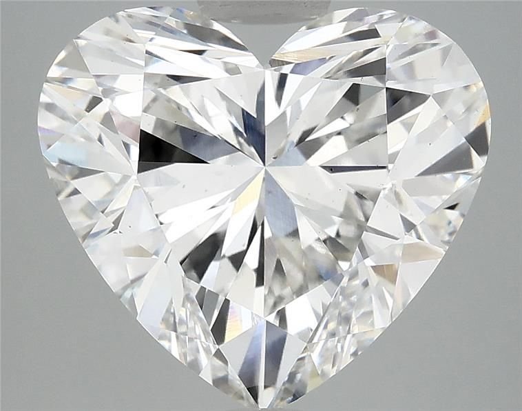 6.04ct F VS1 Rare Carat Ideal Cut Heart Lab Grown Diamond