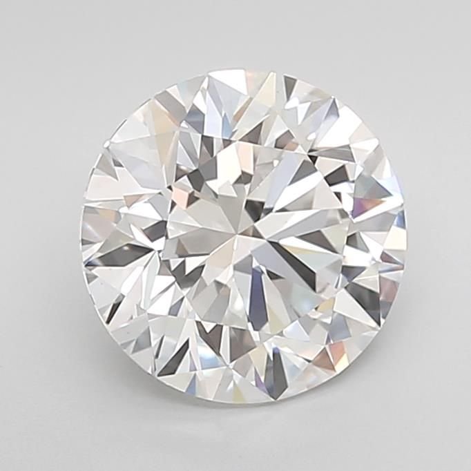 3.02ct E VS2 Rare Carat Ideal Cut Round Lab Grown Diamond