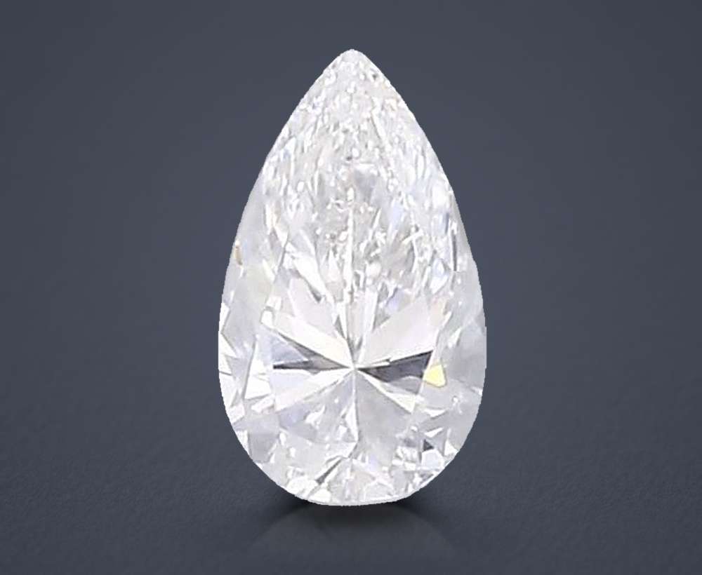 0.54 Carat Pear Lab Diamond