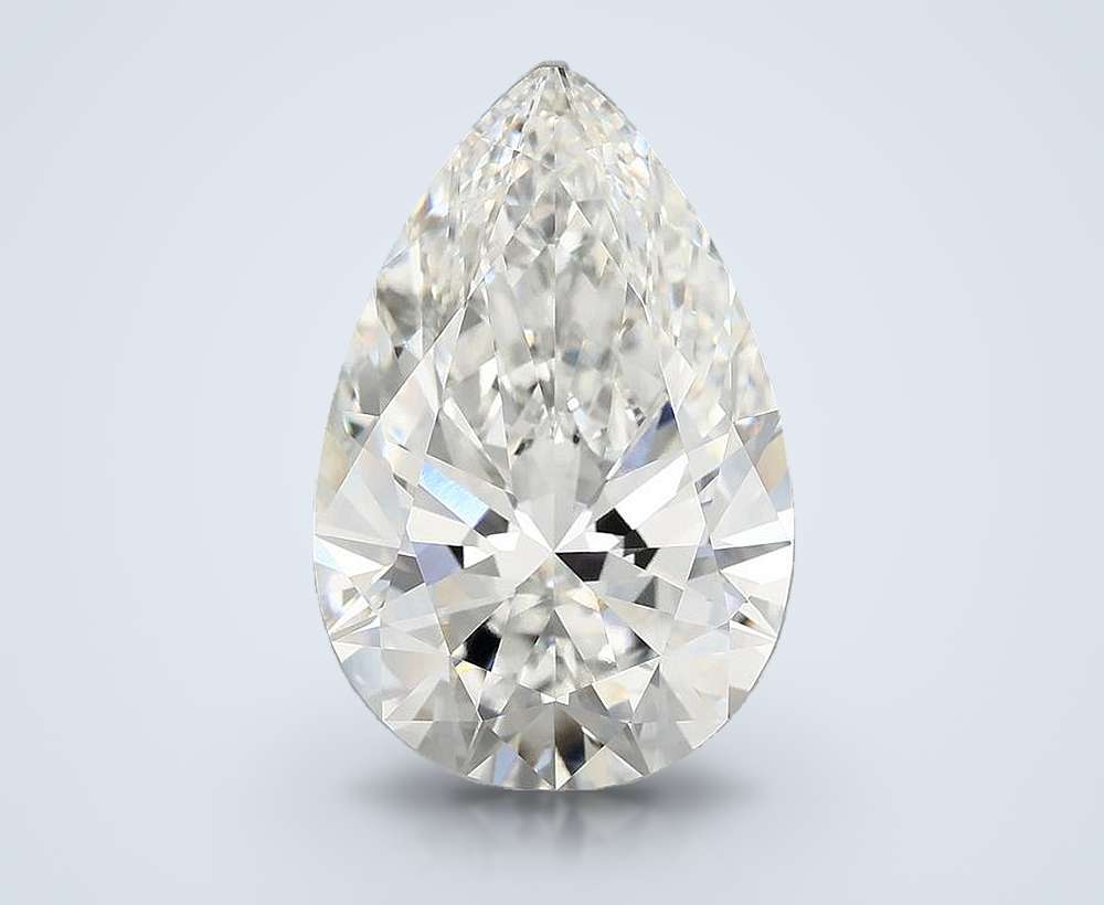 7.66 Carat Pear Lab Diamond