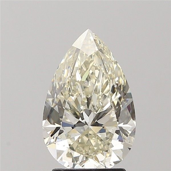 2.51ct J VS2 Rare Carat Ideal Cut Pear Diamond