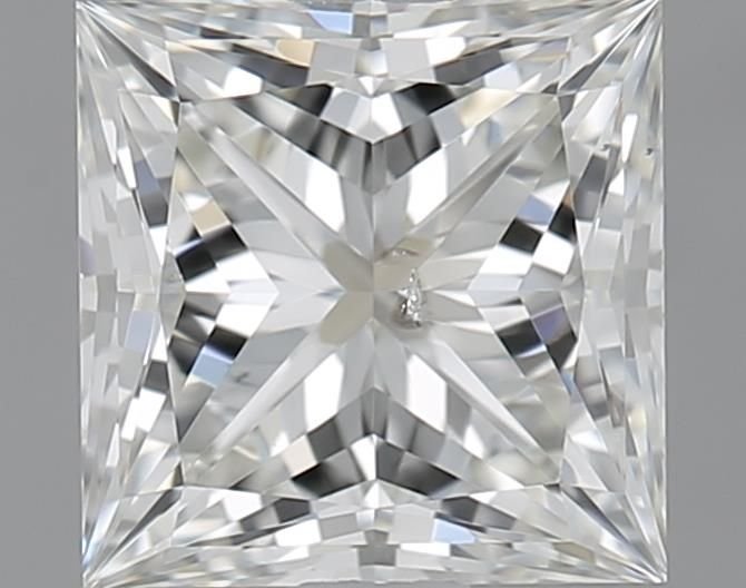 1.01ct J SI2 Rare Carat Ideal Cut Princess Diamond