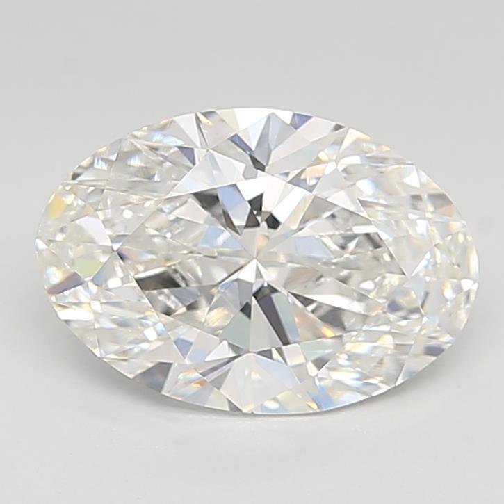 2.85ct F VS1 Rare Carat Ideal Cut Oval Lab Grown Diamond