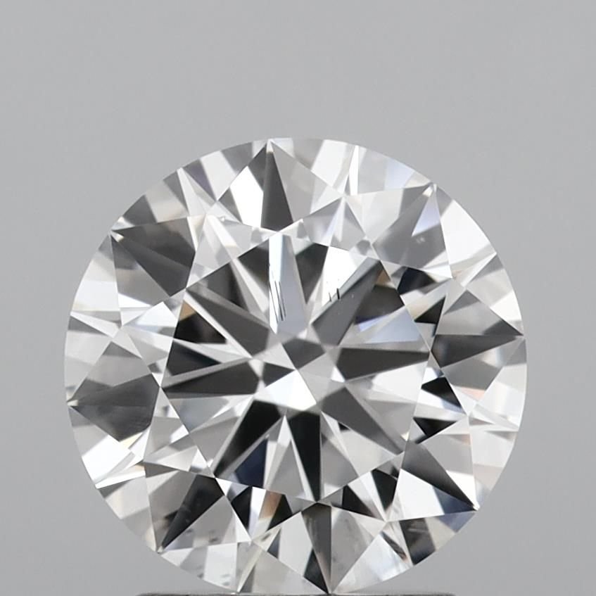 2.09ct E SI1 Rare Carat Ideal Cut Round Lab Grown Diamond