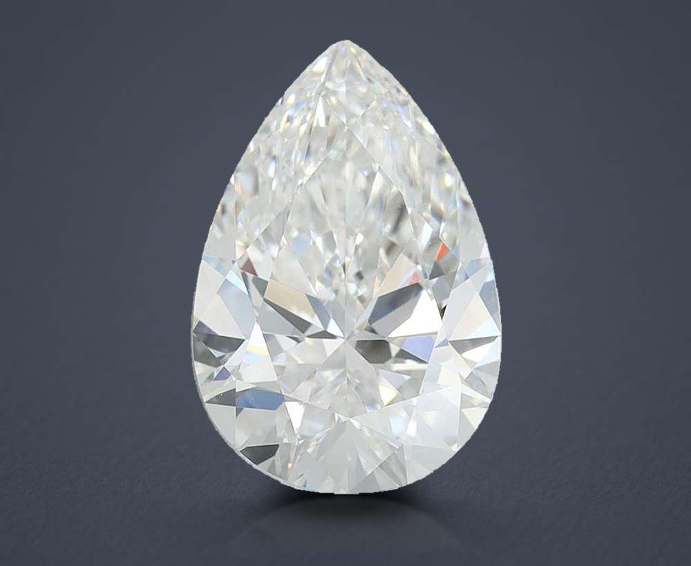 3.26 Carat Pear Lab Diamond