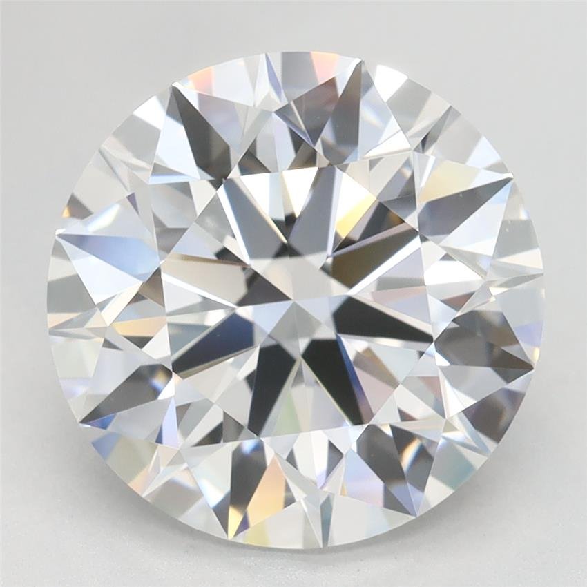 4.44ct D VVS2 Rare Carat Ideal Cut Round Lab Grown Diamond