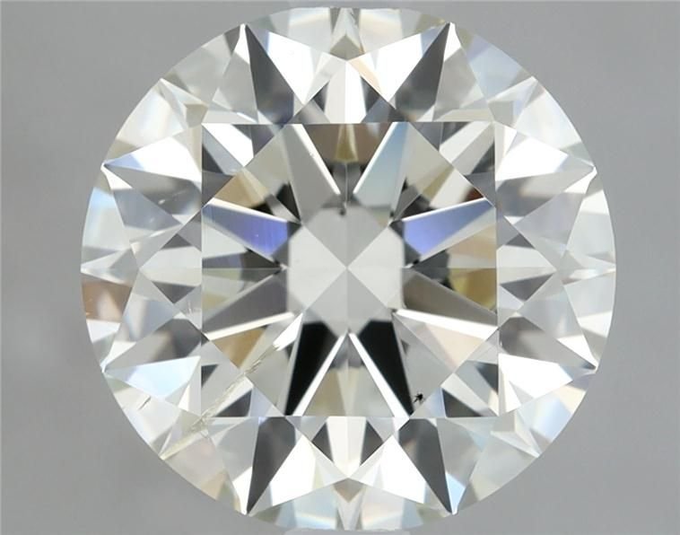 2.07ct J SI2 Rare Carat Ideal Cut Round Diamond