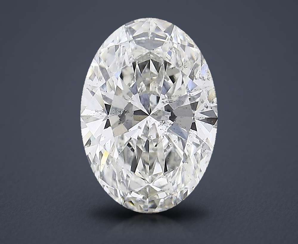 3.81 Carat Oval Lab Diamond