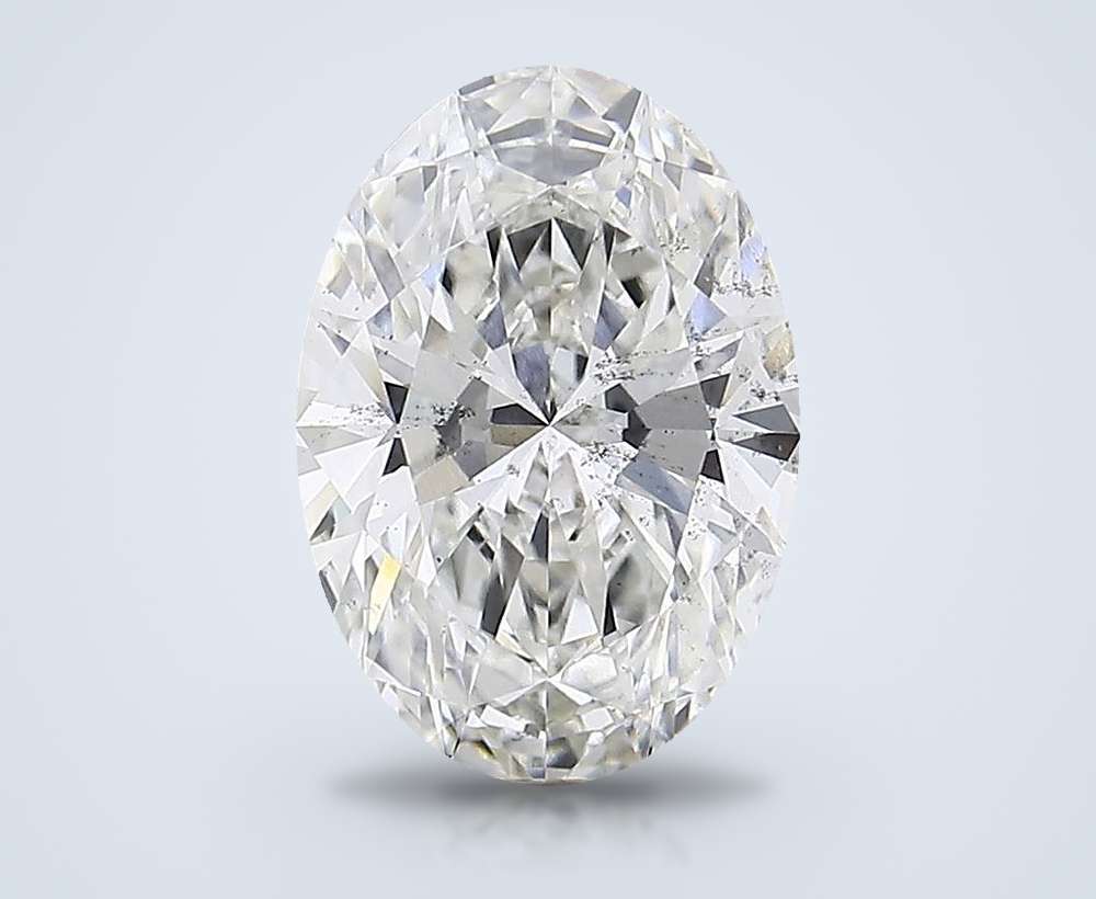 3.81 Carat Oval Lab Diamond
