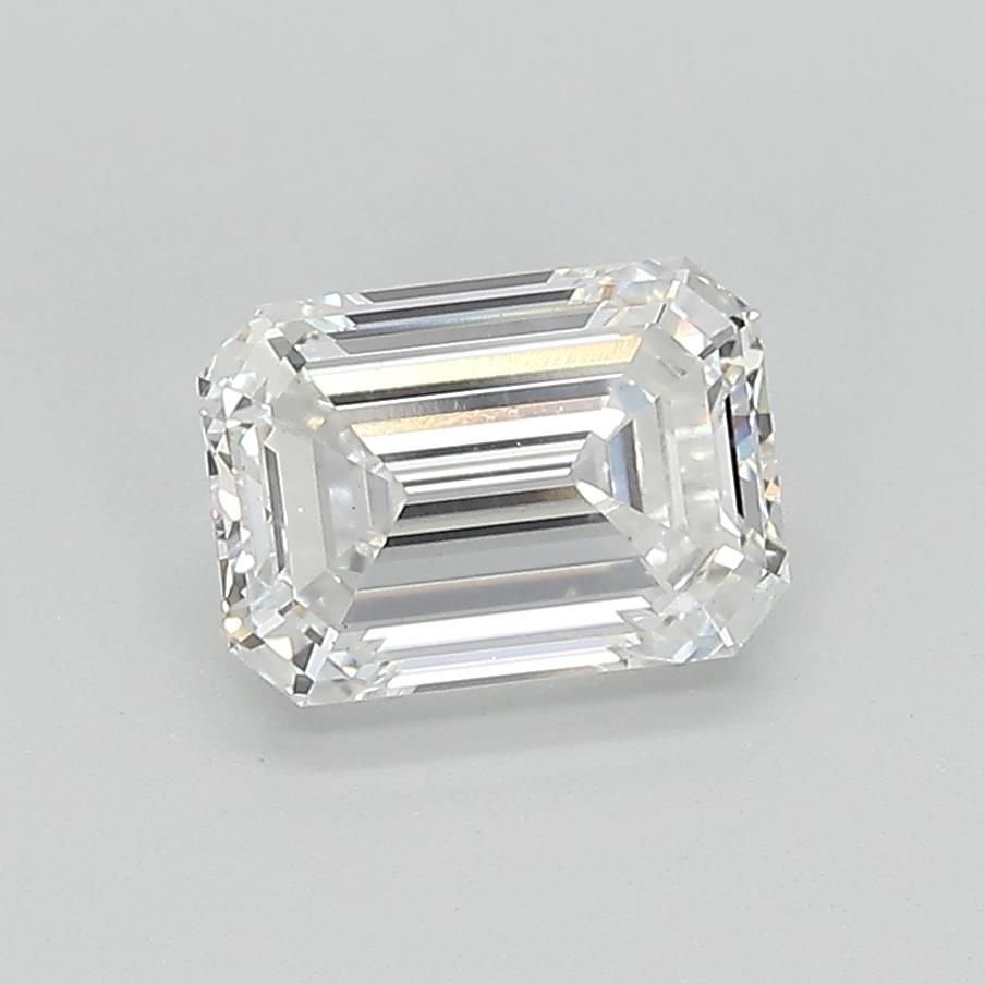 1.41ct F VS1 Rare Carat Ideal Cut Emerald Lab Grown Diamond