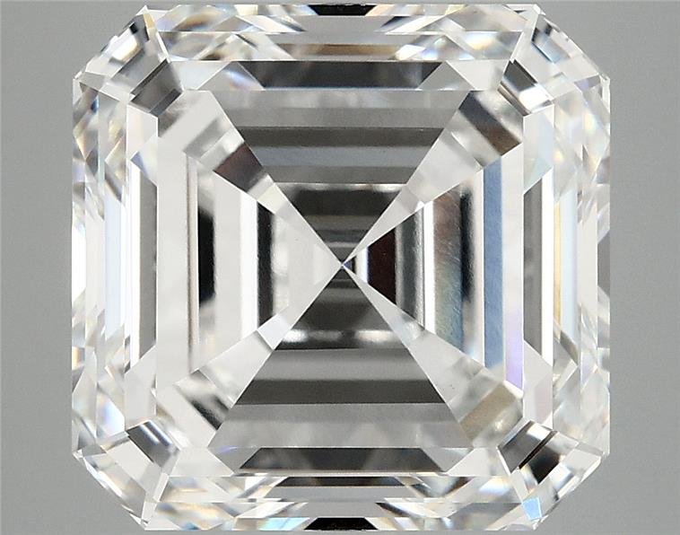 8.37ct F VVS2 Excellent Cut Asscher Lab Grown Diamond