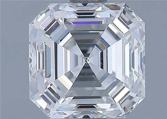 1.50 Carat Asscher Natural Diamond