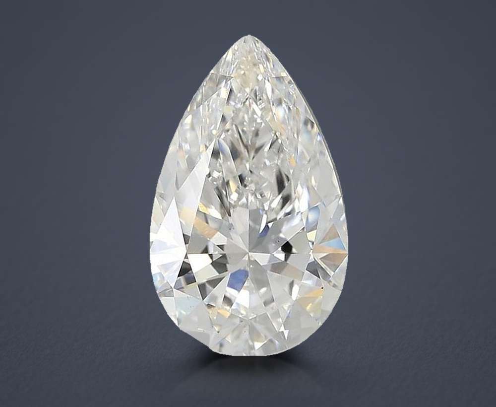 7.58 Carat Pear Lab Diamond