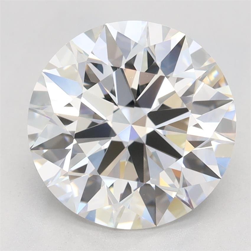 2.59ct F IF Rare Carat Ideal Cut Round Lab Grown Diamond