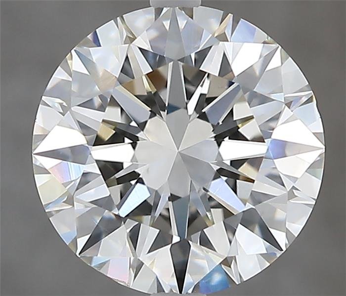 3.01ct K VS2 Rare Carat Ideal Cut Round Diamond