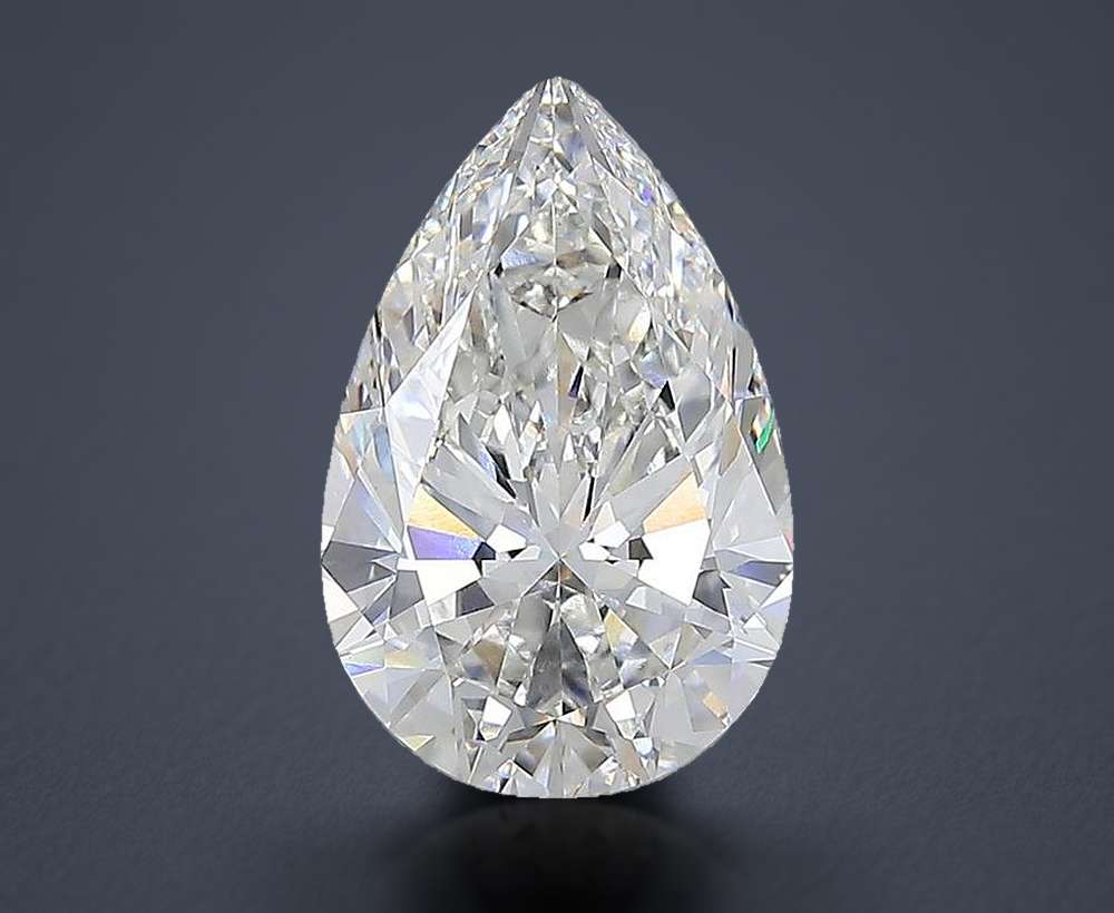 15.00 Carat Pear Lab Diamond
