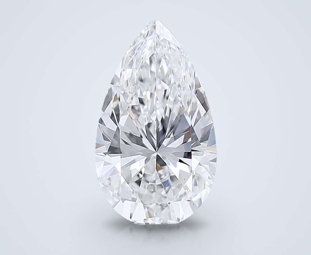 3.40 Carat Pear Lab Diamond