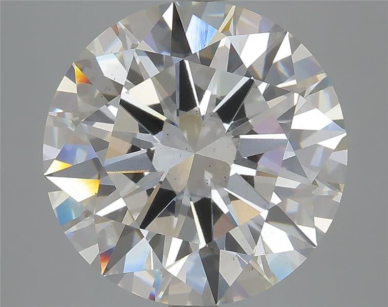 6.01ct G SI1 Excellent Cut Round Lab Grown Diamond