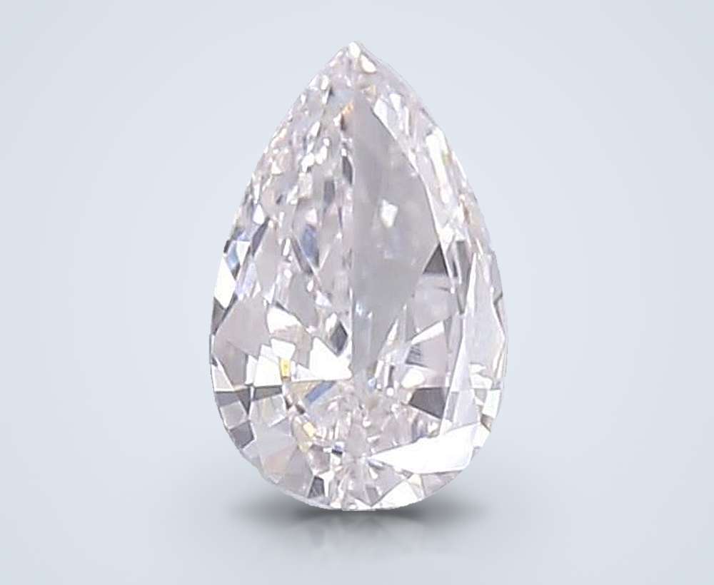 0.53 Carat Pear Lab Diamond
