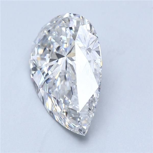 5.81ct E VS2 Rare Carat Ideal Cut Pear Lab Grown Diamond