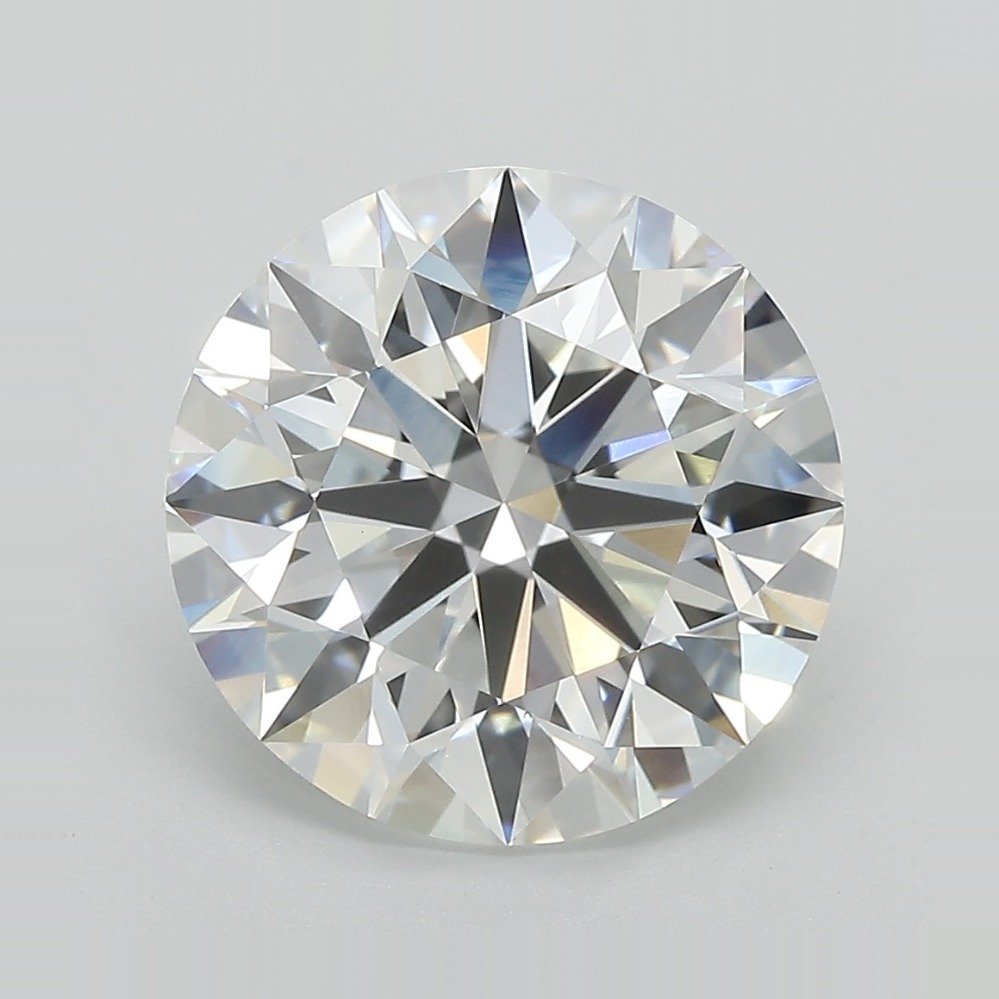 5.09ct E VVS2 Rare Carat Ideal Cut Round Lab Grown Diamond