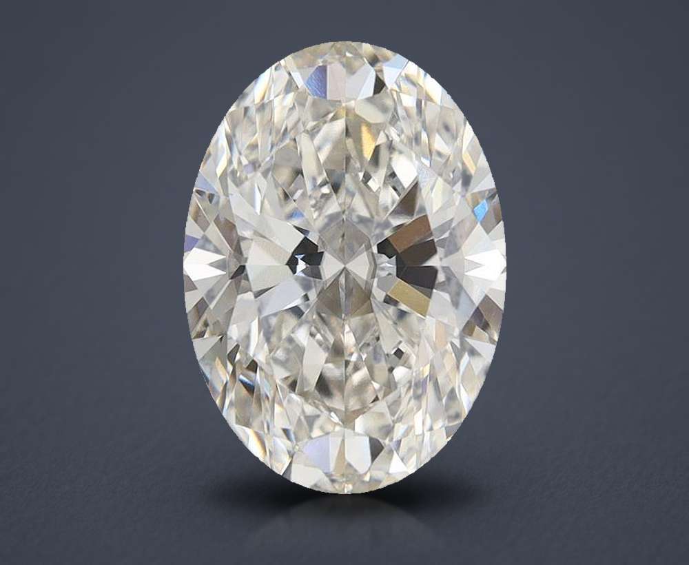 4.09 Carat Oval Lab Diamond