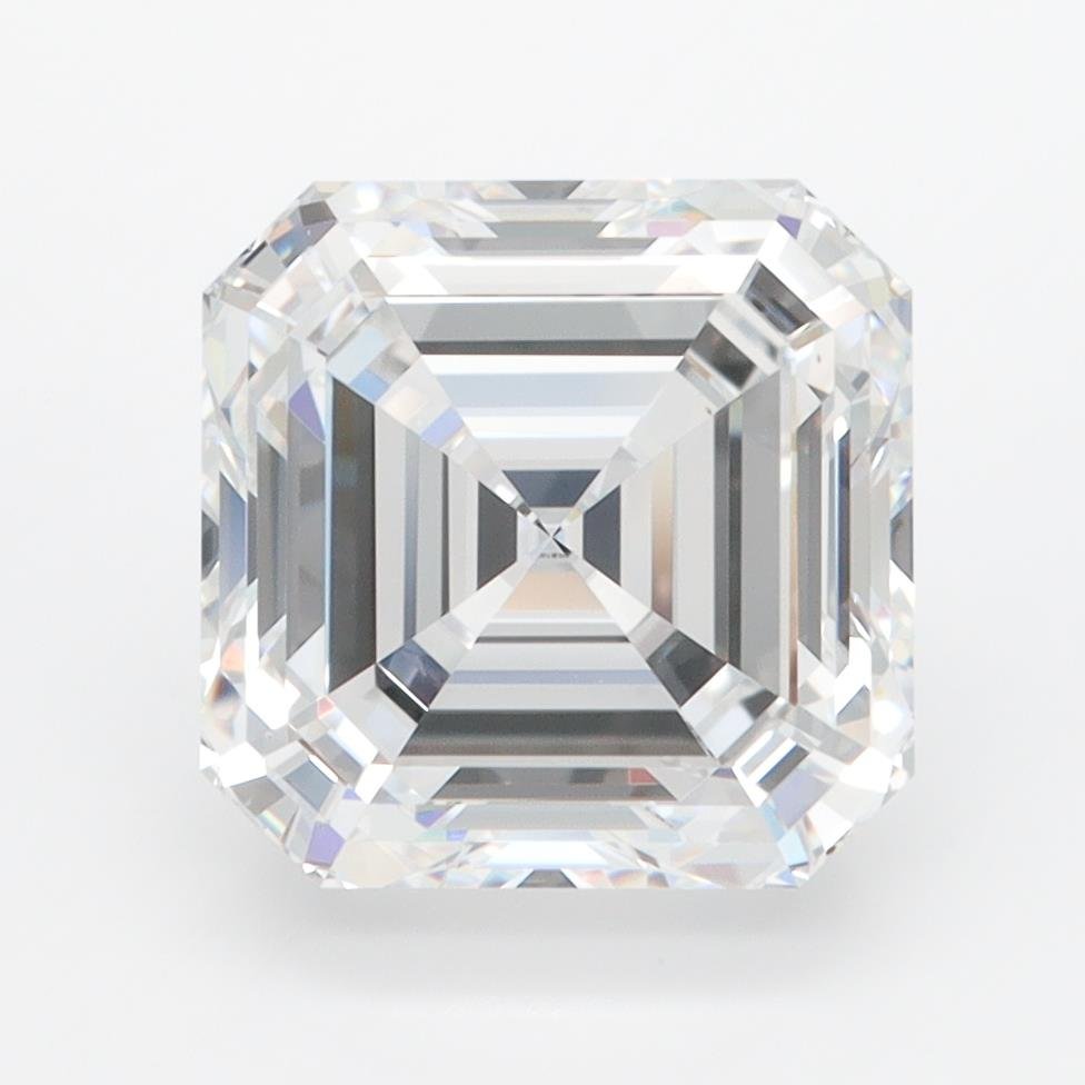 4.05ct D VVS2 Excellent Cut Asscher Lab Grown Diamond
