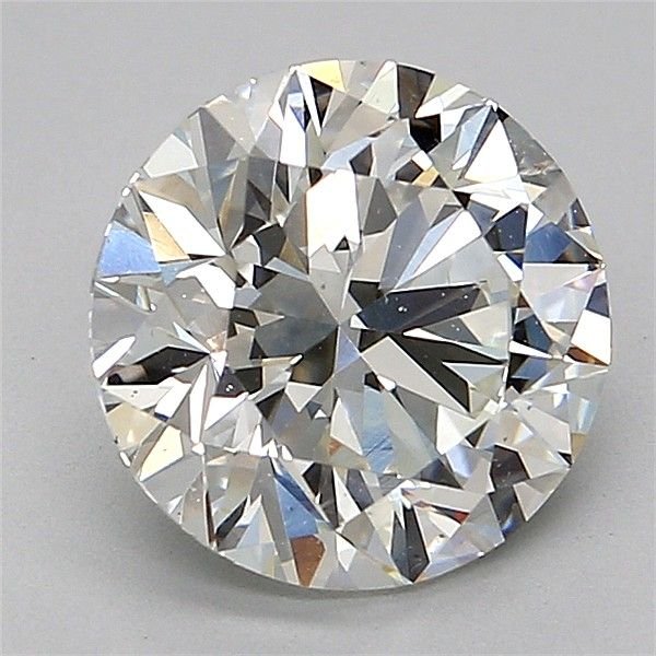 2.57ct H SI1 Rare Carat Ideal Cut Round Diamond