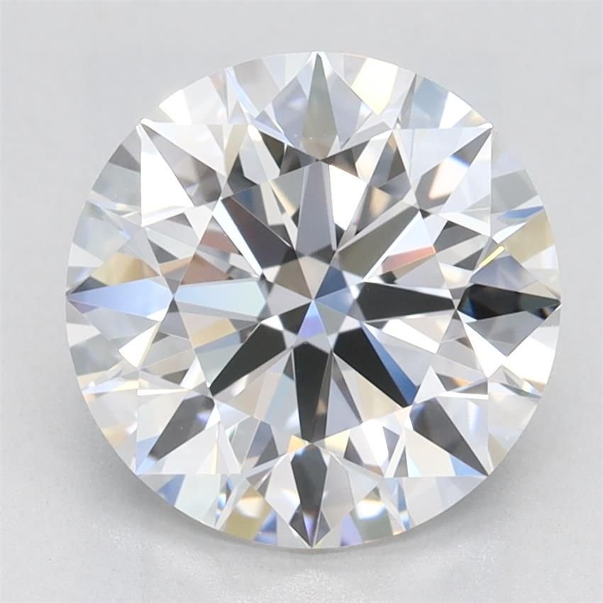 2.54ct D VVS1 Rare Carat Ideal Cut Round Lab Grown Diamond