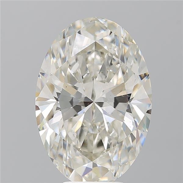 7.15ct I VS1 Rare Carat Ideal Cut Oval Lab Grown Diamond