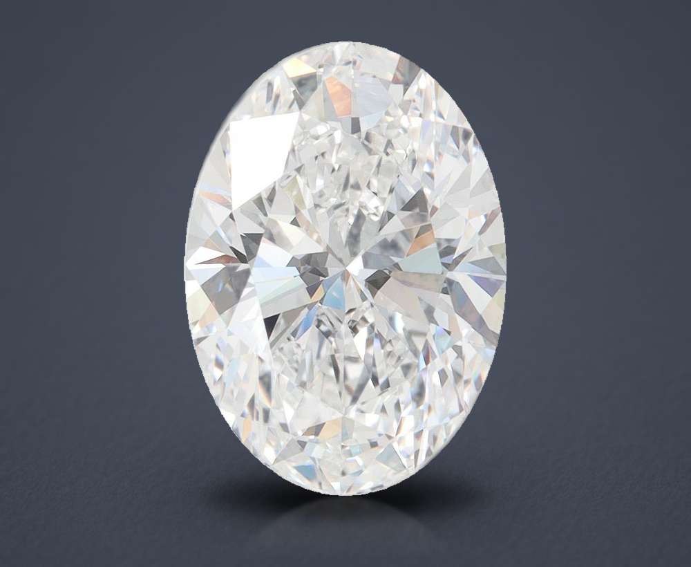 4.89 Carat Oval Lab Diamond
