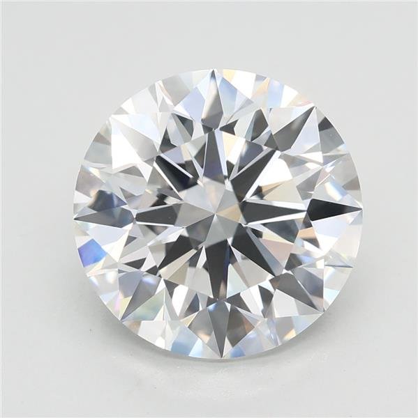 3.78ct E VVS2 Rare Carat Ideal Cut Round Lab Grown Diamond