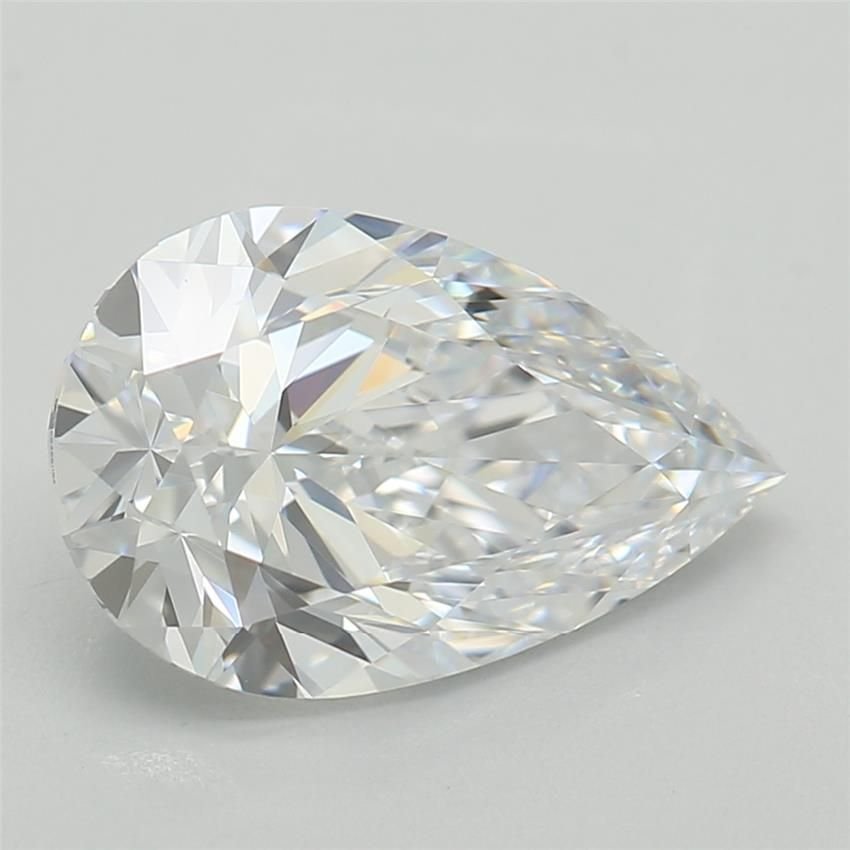 1.34ct D VVS2 Rare Carat Ideal Cut Pear Lab Grown Diamond