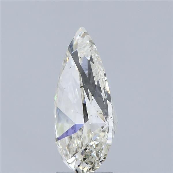 4.01ct K SI1 Rare Carat Ideal Cut Pear Diamond