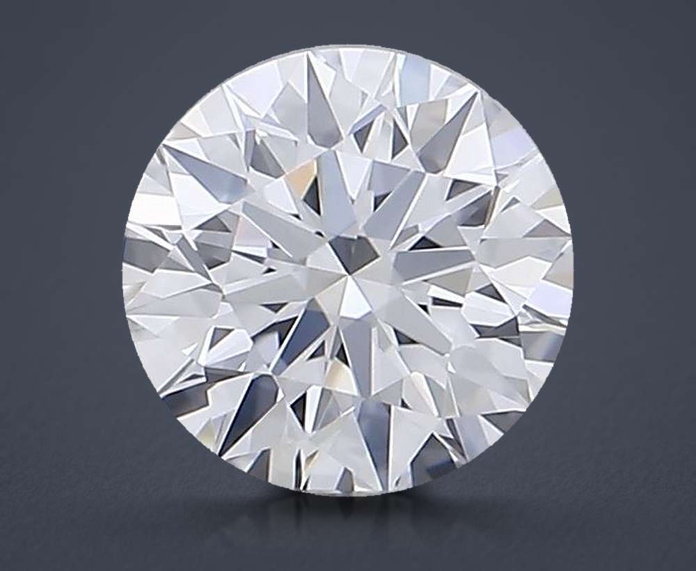 0.72 Carat Round Lab Diamond
