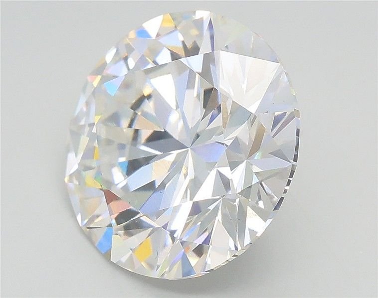 4.05ct F VS1 Rare Carat Ideal Cut Round Lab Grown Diamond