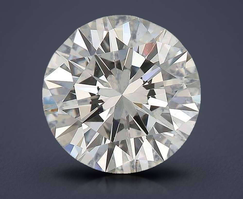 3.46 Carat Round Natural Diamond