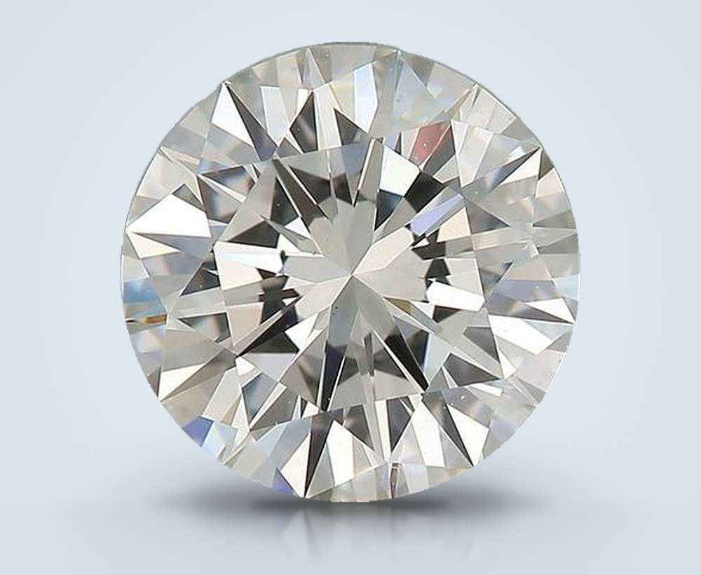 3.46 Carat Round Natural Diamond