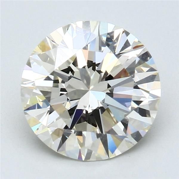 3.22ct K SI1 Excellent Cut Round Diamond