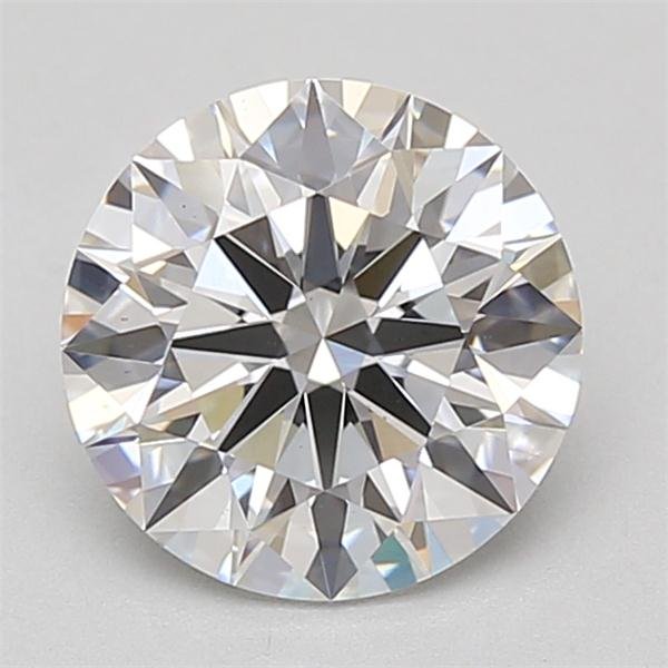 2.08ct D VS2 Rare Carat Ideal Cut Round Lab Grown Diamond