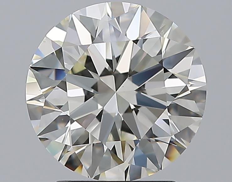 2.61ct K VS1 Excellent Cut Round Diamond