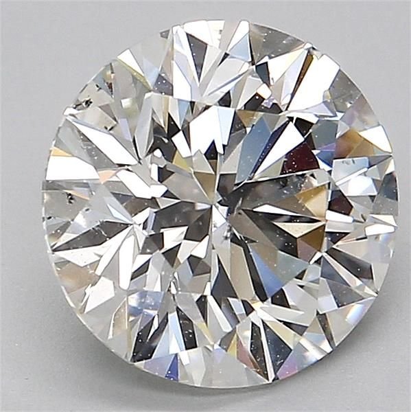 3.05ct G SI1 Rare Carat Ideal Cut Round Diamond