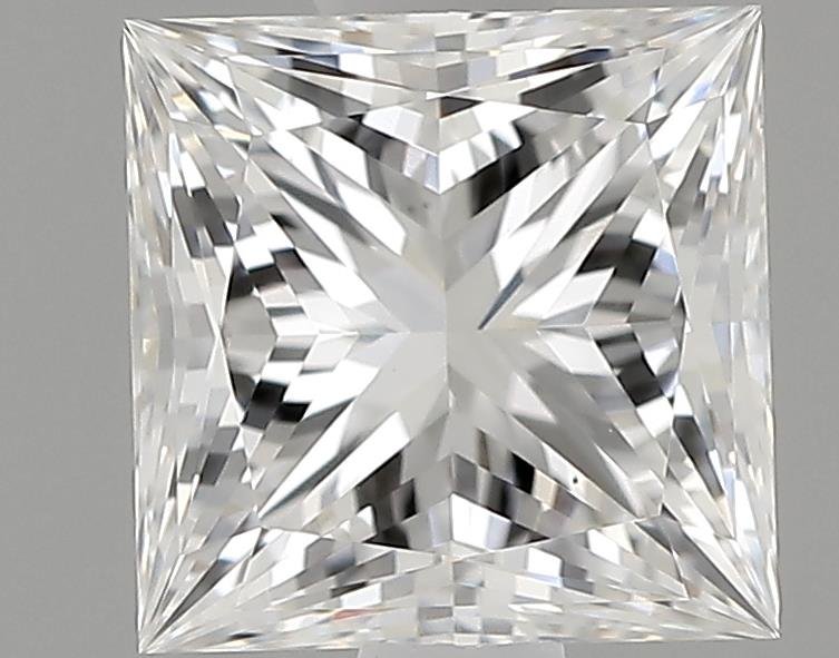 0.89ct E VS1 Rare Carat Ideal Cut Princess Lab Grown Diamond