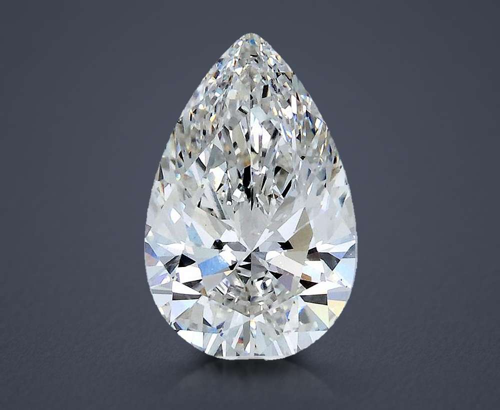 2.00 Carat Pear Lab Diamond