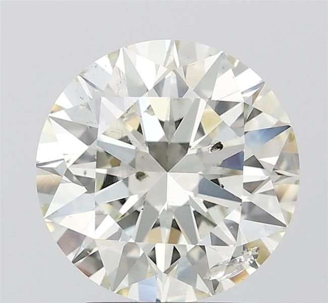 3.02ct J SI2 Rare Carat Ideal Cut Round Diamond