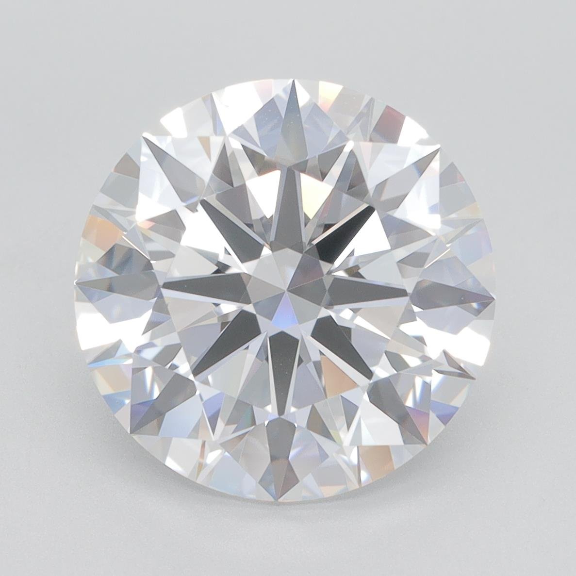 5.54ct D VVS1 Rare Carat Ideal Cut Round Lab Grown Diamond