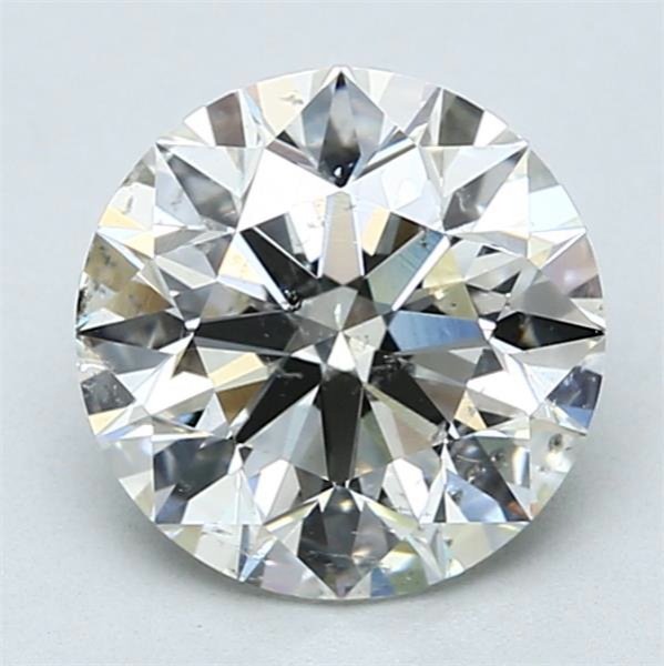 2.40ct I SI2 Rare Carat Ideal Cut Round Diamond