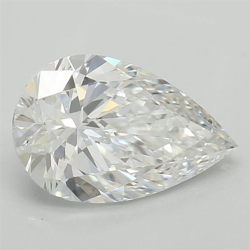 1.03ct D VVS2 Rare Carat Ideal Cut Pear Lab Grown Diamond