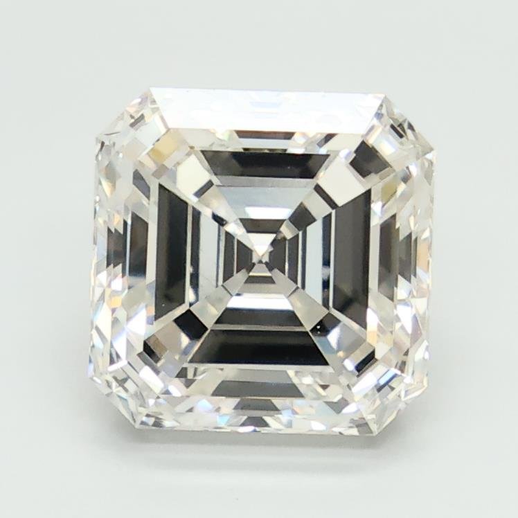 3.03ct H VVS2 Very Good Cut Asscher Lab Grown Diamond